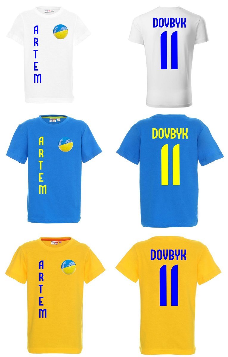 Koszulka UKRAINA Artem DOVBYK 11 jr