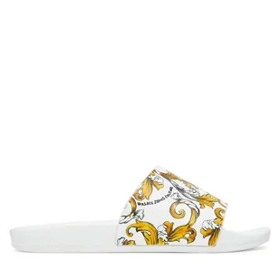 Klapki Versace Jeans Couture 78VA3SQ3 Biały - Klapki i japonki damskie - miniaturka - grafika 1