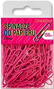 Spinacze i klipsy do papieru - Spinacz R28mm różowe 150szt. Penmate - miniaturka - grafika 1