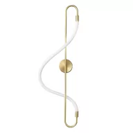 Lampy ścienne - Kinkiet ścienny Essa ST-B3554 gold LED 9W 3000K wąż świetlny metal złoty biały - miniaturka - grafika 1