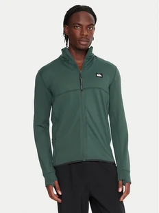 Quiksilver Bluza techniczna Steep Point EQYPF03078 Zielony Slim Fit - Bluzy narciarskie - miniaturka - grafika 1