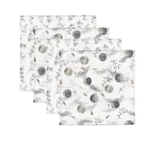 Zestawy naczyń dla dzieci - Baby Steps 4-pak pieluszek muślinowych Eucaliptus + Moonlight - miniaturka - grafika 1