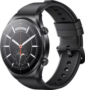 Xiaomi Watch S1 Strap Leather Czarny - Smartwatch - miniaturka - grafika 1