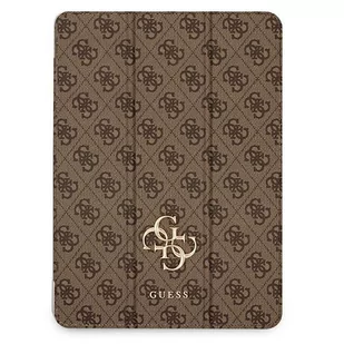 GUESS Etui na iPad 12,9&quot; 2021 Guess 4G Collection Book Cover brąz/brown GUE001470 - Etui do tabletów - miniaturka - grafika 1