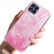 Etui i futerały do telefonów - TFO Nakładka Gold Glam do Samsung Galaxy M53 5G pink - miniaturka - grafika 1