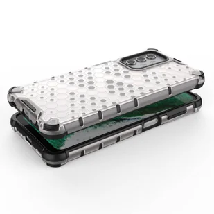 Honeycomb etui pancerny pokrowiec z żelową ramką Samsung Galaxy A32 5G zielony - Etui i futerały do telefonów - miniaturka - grafika 6