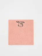 Czapki dla dzieci - Reserved - Komin z haftem Hello Kitty - brzoskwiniowy - miniaturka - grafika 1