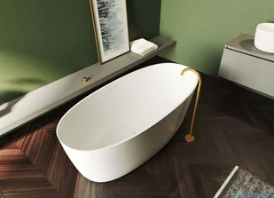 Riho LIMITED Oval wanna wolnostojąca BIAŁY MAT 175x80cm B152001105 - Wanny z hydromasażem - miniaturka - grafika 5