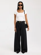 Koszulki i topy damskie - BIG STAR Koszulka w kolorze białym - miniaturka - grafika 1