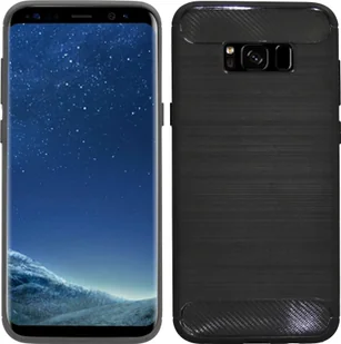 cofi1453® Etui silikonowe Carbon kompatybilne z Samsung Galaxy S8 PLUS (G955F) Etui TPU Miękkie etui na telefon komórkowy Pokrowiec ochronny Czarny - Etui i futerały do telefonów - miniaturka - grafika 1
