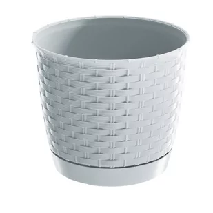 Prosperplast Ratolla Round DRLO145 biała - Donice - miniaturka - grafika 1