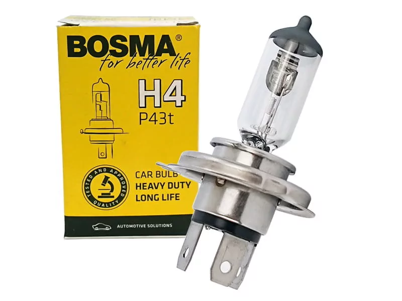 BOSMA 6722 ŻARÓWKA 12V 60/55W H4 P43t LONG LIFE HEAVY DUTY 5904353026722