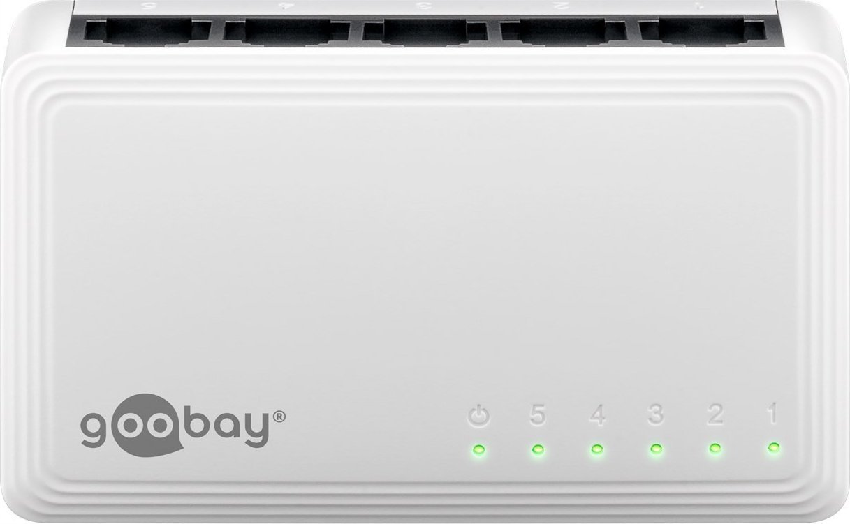 Switch Goobay 5-portowy gigabitowy przełącznik sieci Ethernet RB64563