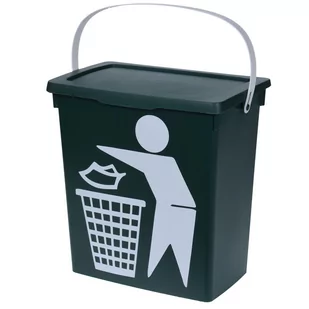 Pojemnik Na Odpady Bio Kosz Smietnik 12L Z Pokrywą - Kosze na śmieci - miniaturka - grafika 3