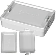 Akcesoria podróżnicze - Pudełko aluminiowe wodoodporne, MFH, srebrne, nowe, 13,3 x 9,2 x 3,4 cm - miniaturka - grafika 1