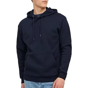 JACK & JONES Jjebradley Sweat Hood Noos męska bluza z kapturem, granatowy blezer, S - Bluzy męskie - miniaturka - grafika 1