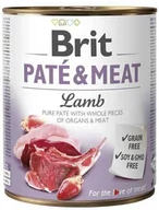 Mokra karma dla psów - Brit Pate & Meat Dog Lamb puszka 800g - miniaturka - grafika 1