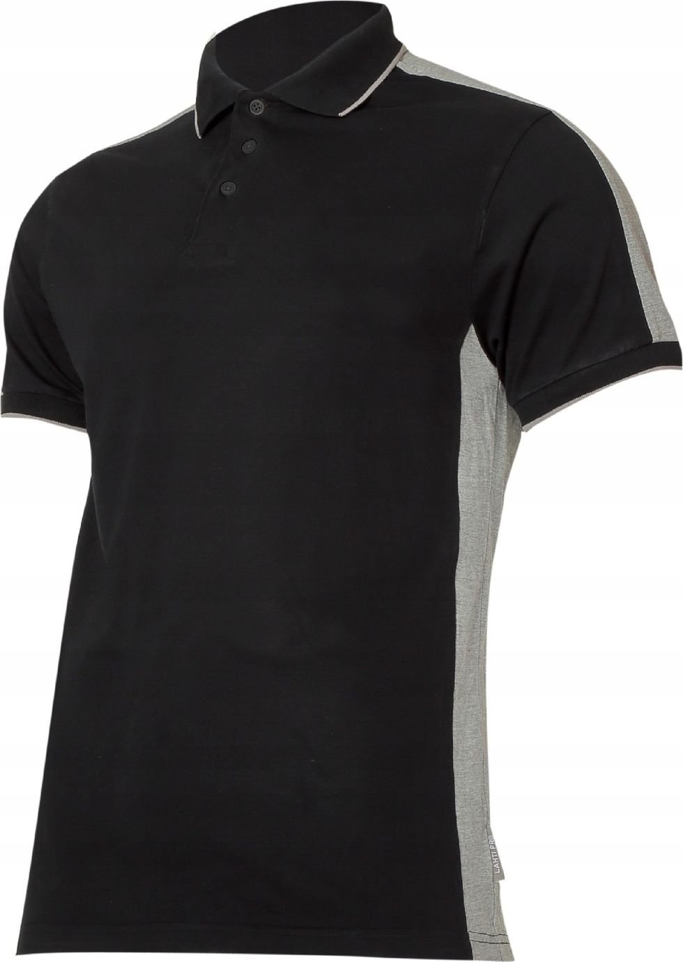 LAHTI PRO Koszulka męska Polo 190g/m2 Czarno-szara r. S