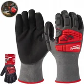 Rękawice robocze - MILWAUKEE RĘKAWICE ROBOCZE WZMOCNIONE MOCNE ROZ.9 - miniaturka - grafika 1