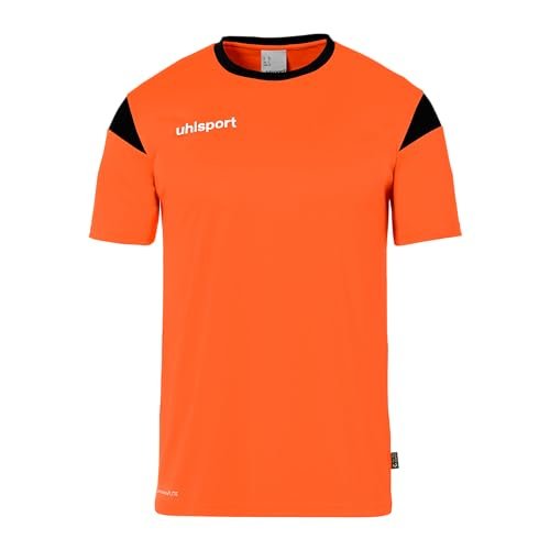 uhlsport Squad 27 koszulka piłkarska z krótkim rękawem, koszulka sportowa dla dzieci i dorosłych, uniseks, oddychająca koszulka piłkarska