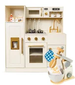 Zabawki AGD - Drewniana Kuchnia Dla Dzieci + Mikser/Robot Kuchenny - Duży Zestaw - miniaturka - grafika 1