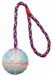 Trixie Piłka gumowa Zabawka na sznurku 30 cm [3454] 5585 - Zabawki dla psów - miniaturka - grafika 1