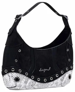 Desigual Wąż damska torba na ramię, Czarny (Black) - Torebki damskie - miniaturka - grafika 1