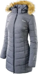 Damski płaszcz pikowany zimowy z kapturem Hi-tec Lady Gveni rozmiar S - Kurtki i kamizelki sportowe damskie - miniaturka - grafika 1