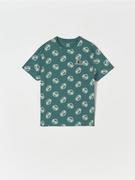 Koszulki męskie - Sinsay - Koszulka E.T - zielony - miniaturka - grafika 1