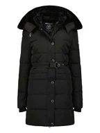 Kurtki damskie - Geographical Norway Płaszcz pikowany "Bettino" w kolorze czarnym - miniaturka - grafika 1