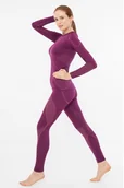 Pozostała odzież narciarska - Komplet bielizny termoaktywnej damskiej Viking Rocket Lady 4840 fioletowo-różowy - XXL - miniaturka - grafika 1