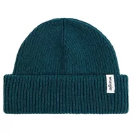 Czapki męskie - Wrangler Czapka męska Sign Off Beanie Hat, Deep Teal Green, jeden rozmiar - miniaturka - grafika 1