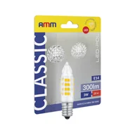 Żarówki LED - Żarówka LED AMM-E14-MINI-3W-WW - miniaturka - grafika 1