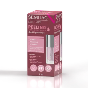 Semilac Aloe&Cherry Blossom, peeling do skórek i paznokci, 7ml - Odżywki do paznokci - miniaturka - grafika 1