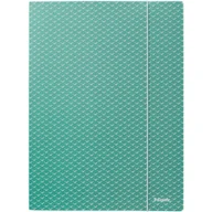 Segregatory - Teczka kartonowa z gumką Colour`Breeze A4 zielona 628493 ESSELTE - miniaturka - grafika 1