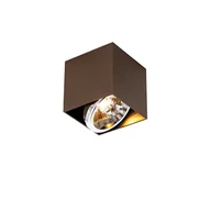 Lampy ścienne - QAZQA Designerski spot w kolorze ciemnego brązu - Pudełko - miniaturka - grafika 1