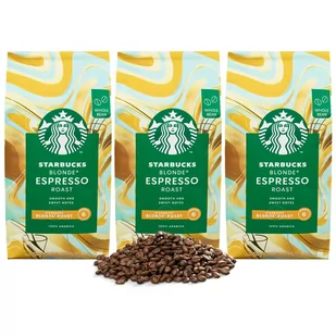 STARBUCKS Blonde Espresso Roast Kawa ziarnista jasno palona 3x450g - Kawa - miniaturka - grafika 1