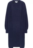 Swetry damskie - Jalene Damski długi kardigan 81133468, granatowy, XS/S, grantowy, XS-S - miniaturka - grafika 1