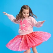 Bluzy dla dziewczynek - Cool Club, Bluza dziewczęca, różowa - miniaturka - grafika 1