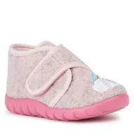 Buty dla dziewczynek - Kapcie Geox B Zyzie Girl B3606A 0NY11 C8243 Lt Pink/Off White - miniaturka - grafika 1