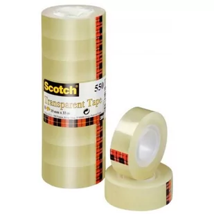 3M Taśma Scotch 550 DxS) 33 m x 19 mm 5501933 8 Rolka(ek) - Taśmy klejące - miniaturka - grafika 1