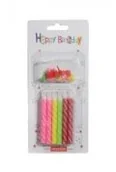 Podręczniki dla szkół zawodowych - Świeczki urodzinowe kolorowe 12szt - miniaturka - grafika 1
