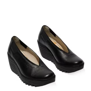Czółenka Fly London YOZA Black Mousse P501438006 - Czółenka - miniaturka - grafika 2