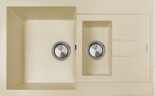 Zlew PLADOS ELEGANCE 78.15 SAHARA (szampan 55) (AM781555) - Zlewozmywaki - miniaturka - grafika 1