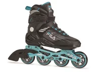 Rolki - Fila, Legacy Pro 80 Lady Black Light Blue, Rolki r. 39, czarny - miniaturka - grafika 1