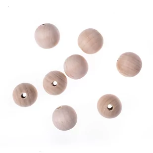 Koraliki Drewniane Kulki 30Mm 8Szt Dalprint - Dekoratorstwo - miniaturka - grafika 1