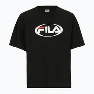 Koszulki i topy damskie - Koszulka damska FILA Luka Relaxed black - miniaturka - grafika 1