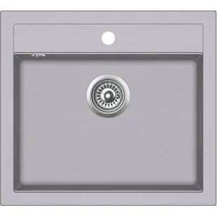 Aquasanita Quadro SQQ100-221W Light Grey SQQ100-221W - Zlewozmywaki - miniaturka - grafika 1