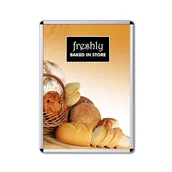 Ramy do obrazów - Jansen Display Ramy plakatowe 700x1000 mm, zaokrąglone narożniki KR70x100 cmR32+SOS (KR70x100R32+SOS) - miniaturka - grafika 1