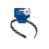 Ozdoby do włosów - Top Choice Opaska do włosów ażurowa czarna (27734)  1szt - miniaturka - grafika 1